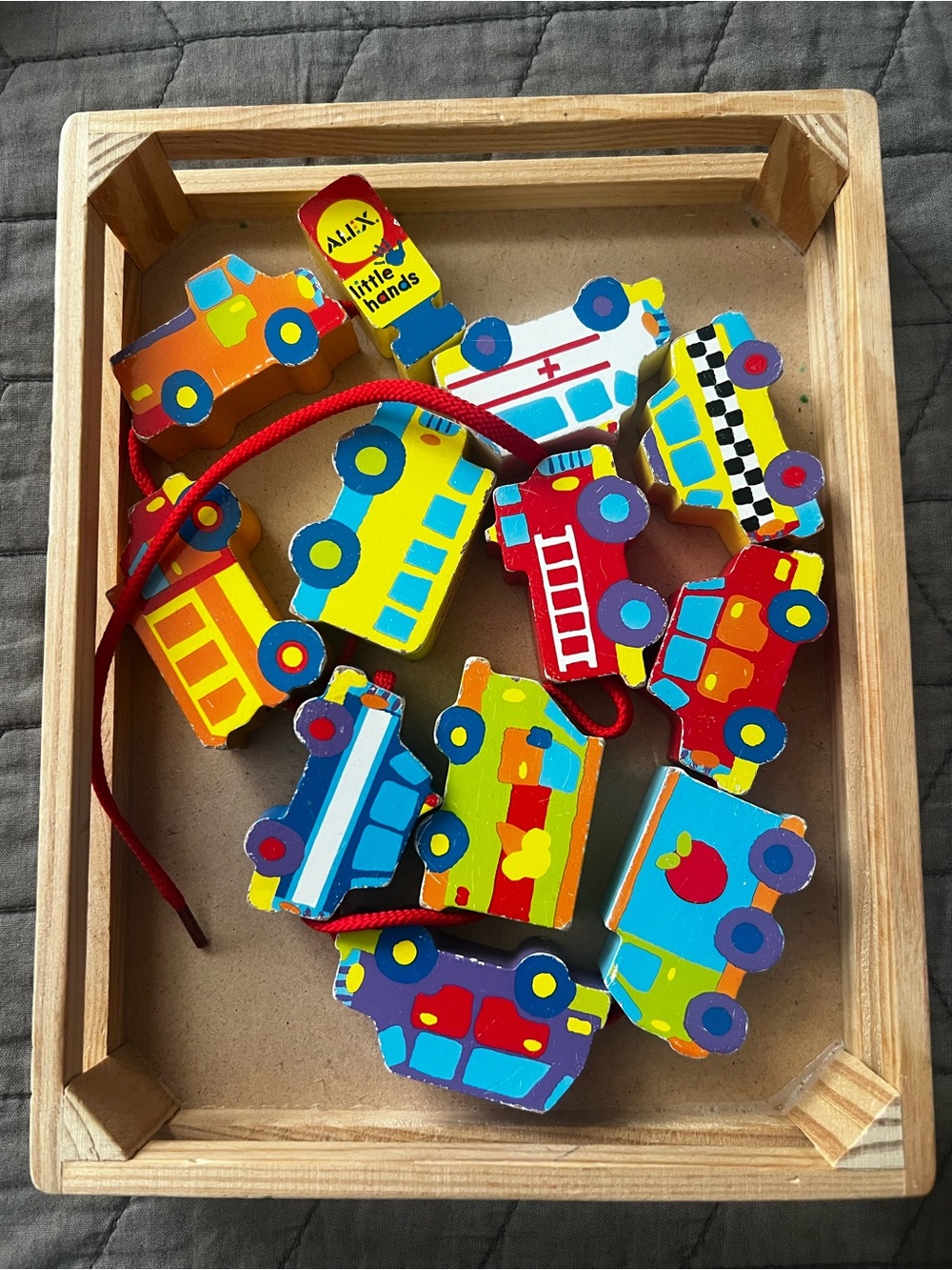 Alex Little Hands - Colorful Vehicle Lacing Beads
